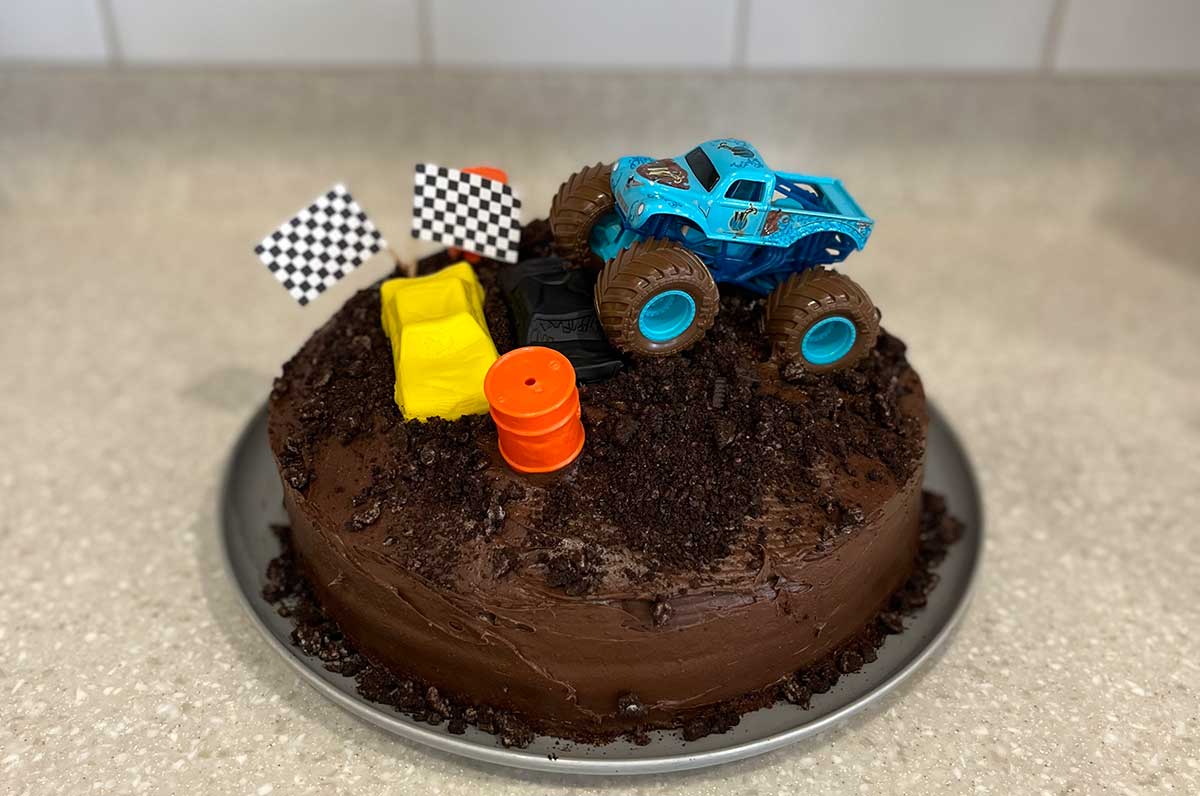 Monster Truck Cake