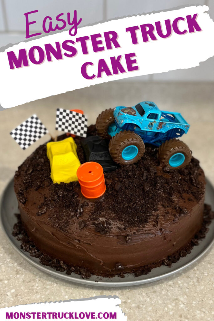 easy monster truck cake