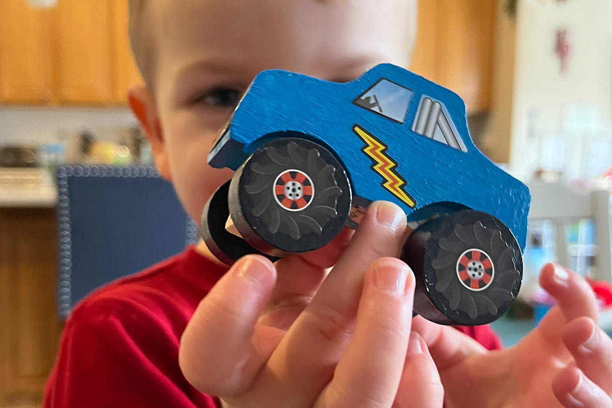 painted monster truck